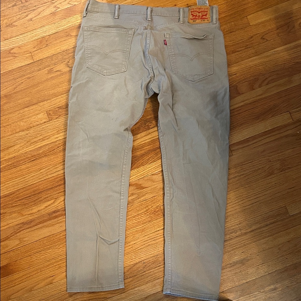 Levi's Light Khaki Jeans. Size 38x32. Excellent condition.